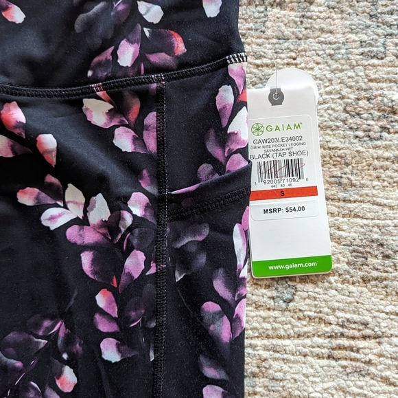 Gaiam high bach rise leggings sz s - Picture 4 of 6